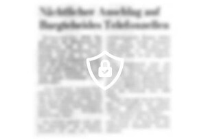 Nächtlicher Anschlag auf Bargteheides Telefonzellen