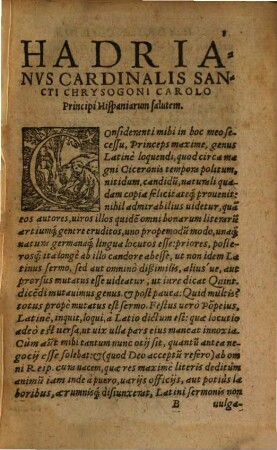 De sermone latino et modis latine loquendi