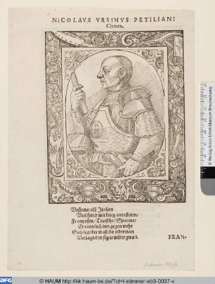 Nicolaus Ursinus Petiliani Comes