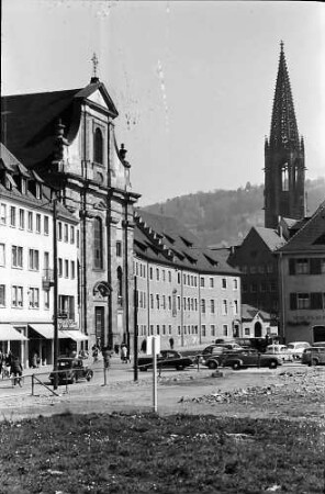 Freiburg i. Br.: Alte Universität und Münsterturm