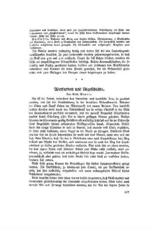 Werkarbeit und Urgeschichte