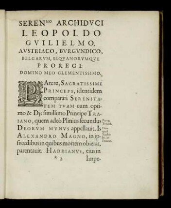 SerenMo Archiduci Leopoldo Guilielmo,[...]
