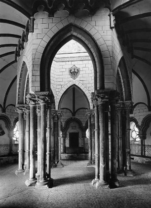 Kobern-Gondorf. Matthiaskapelle (nach 1221) auf der Oberburg. Inneres