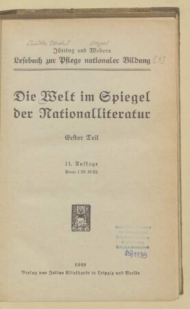 Teil 1 = [6. Schuljahr], [Schülerband]: [Teil 1 = [6. Schuljahr], [Schülerband]]