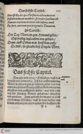Das sechste Capitel