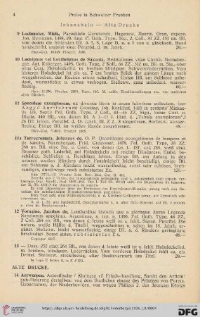 Alte Drucke (Nr. 14 - 27a)