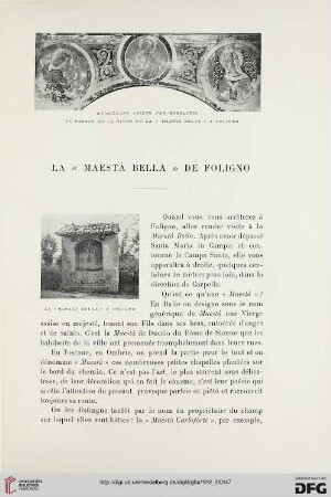 4. Pér. 8.1912: La "Maestà Bella" de Foligno