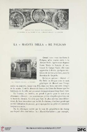 4. Pér. 8.1912: La "Maestà Bella" de Foligno