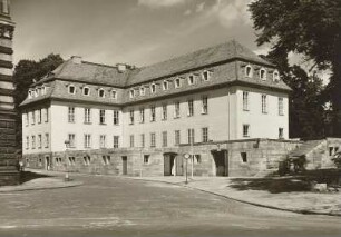 Dresden, Brühlscher Garten, Neubau des Gebäudes der reformierten Kirche