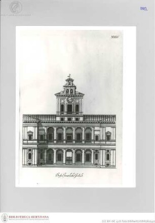 Teutsche Academie Zweyter Haupttheil Von der Bau-, Bild- und Mahlerey-Künste, 2. Hauptteil, 1. Teil: Quirinalspalast, Ehrenhof