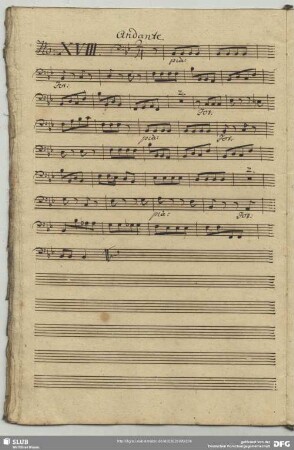 18. Anonymus, Andante, B-Dur