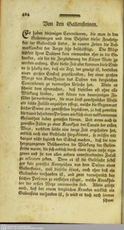 Von den Gallensteinen