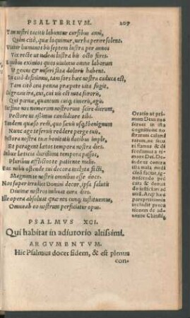 Psalmus XCI. - Psalmus C.