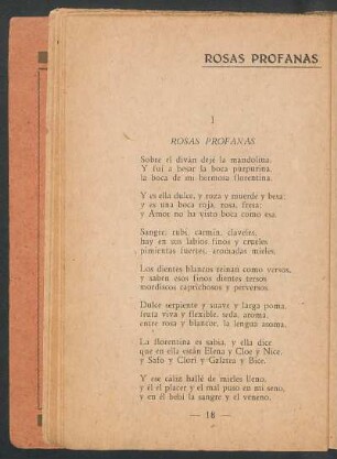 Rosas profanas