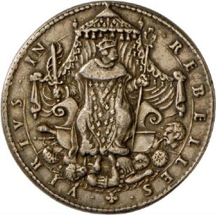 Medaille König Karls IX. von Frankreich auf die Bartholomäusnacht, 1572