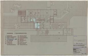 Schneider - Esleben, Paul; Erkrath - Hochdahl, Sedentaler Str. 110; Hochdahlhaus - Grundriss 1. Terrassengeschoss