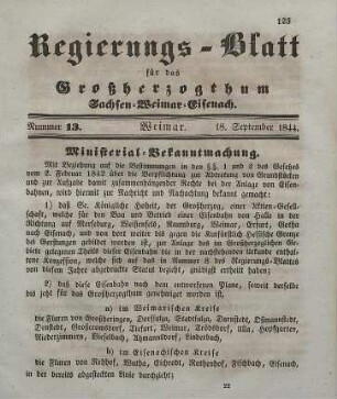 Nr. 13 : 18. September 1844