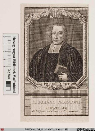 Bildnis Johann Christoph Schwedler
