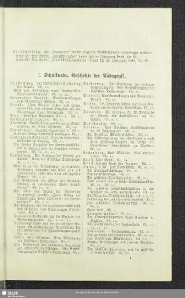 I. Schulkunde, Geschichte der Pädagogik