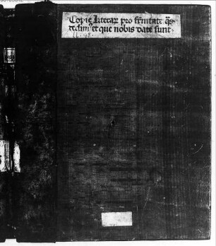 Liber fraternitatum monasterii Tegernseensis. Carta reformationis in Tegernsee, data a Johanne Grünwalder 1426, 6. Dec. [u.a.] - BSB Clm 1008