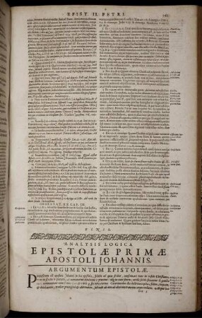 Analysis Logica Epistolae Primae Apostoli Johannis