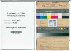 Entnazifizierung Kornelius Benninghoff, geb. 06.10.1896 (Lehrer)