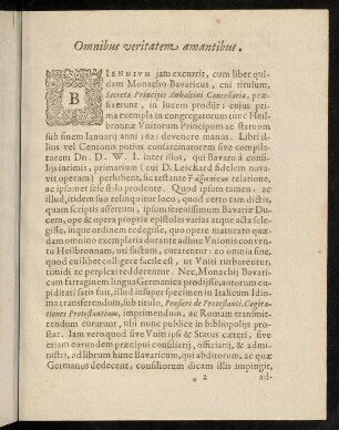 Omnibus veritatem amantibus