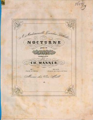 Nocturne pour le pianoforte : op. 1