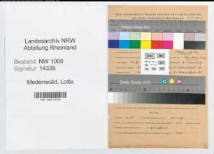 Entnazifizierung Lotte Medenwald, geb. 13.03.1922 (Studienassessorin)