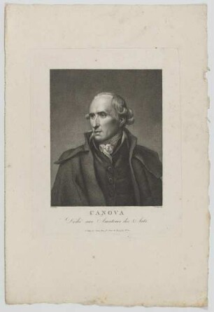 Bildnis des Antonio Canova