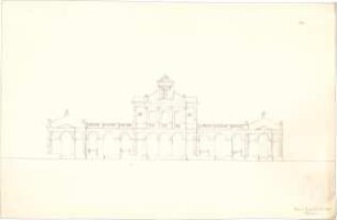 Zocher, Ernst; Brügge (Belgien); Bahnhof, "Chemin de fer de Bruges" - Ansicht