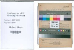 Entnazifizierung Minna Holland , geb. 29.09.1891 ()