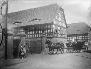 Breunsdorf, Gehöft : Breunsdorf. Gehöft Nummer 19. Straßenansicht