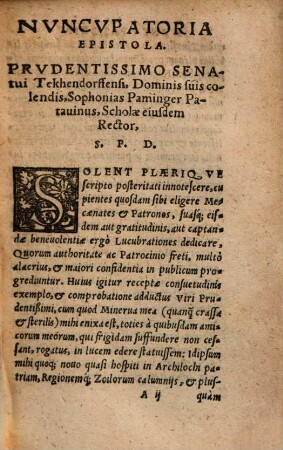 Sophoniae Pamingeri Patavini Poematvm Libri Dvo : Primus Elegiarum & Epigrammatum ... Secundus Funerum & Llyricorum uersuum ...