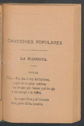 Canciones populares