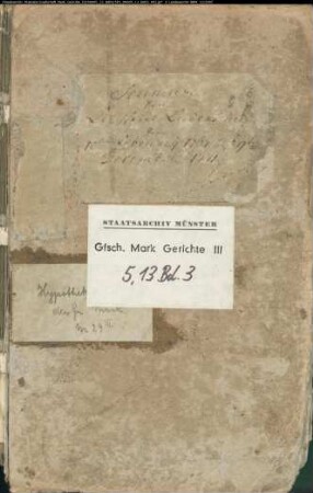 Belege zum Hypothekenbuch ("Scrinium") des Ksp. Lüdenscheid Bd. 3