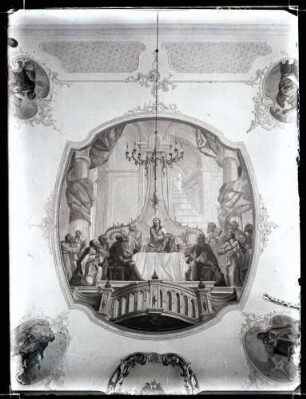 katholische Pfarrkirche; Deckengemälde im Chor