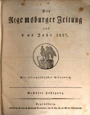Regensburger Zeitung. 1827 = Jg. 6