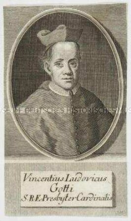 Porträt des italienischen Kardinals Vincenzo Lodovico Gotti