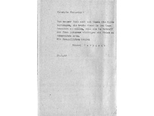 Brief von Eduard Devrient an Alwine Schroedter