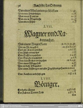 LVII. Wagner und Rademacher