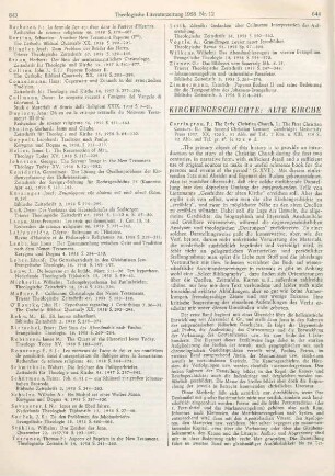 844-845 [Rezension] Carrington, Philip, The early Christian Church