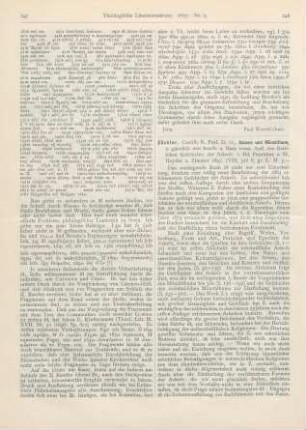 248-250 [Rezension] Zöckler, Otto, Askese und Mönchthum. 2., gänzlich neu bearb. u. stark verm. Aufl. der ‘Kritischen Geschichte der Askese’. I. Bd