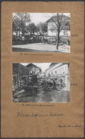 Bei Gorlice erbeutete Maschinengewehre