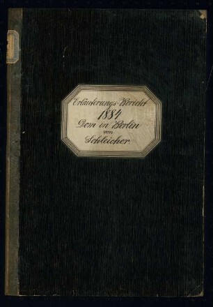 Berliner Dom Schinkelwettbewerb 1884: Erläuterungsbericht