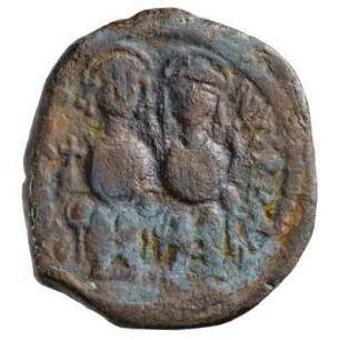Münze, Follis, 571 / 572