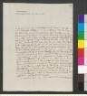 Brief von Münchow, Karl Dietrich von an Goethe, Johann Wolfgang von