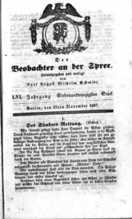 47. Stueck, 23. November 1857