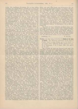 228-230 [Rezension] Forbes, John, Studies on the book of Psalms