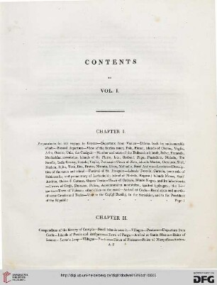 Contents to Vol. I.